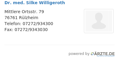 Dr med silke willigeroth