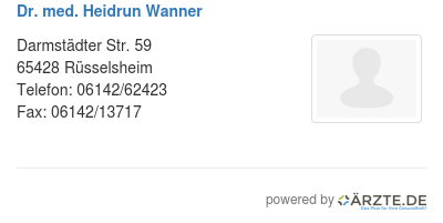Dr med heidrun wanner