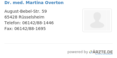 Dr med martina overton