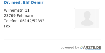 Dr med elif demir
