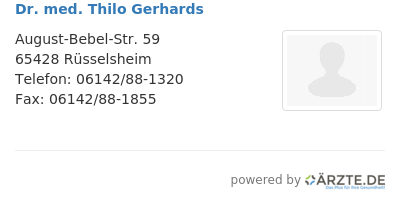 Dr med thilo gerhards