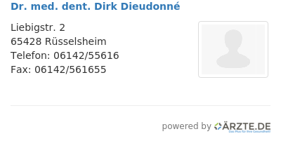 Dr med dent dirk dieudonne
