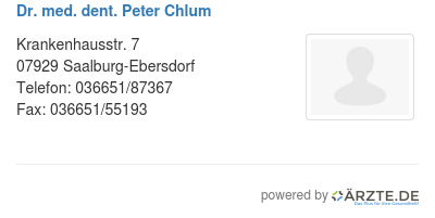 Dr med dent peter chlum