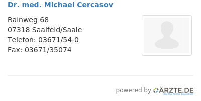 Dr med michael cercasov