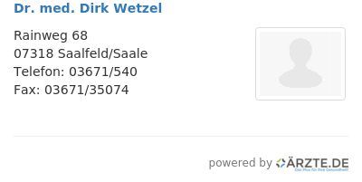 Dr med dirk wetzel 256013