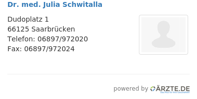 Dr med julia schwitalla