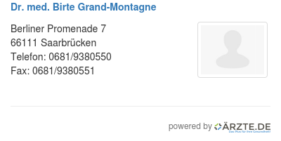 Dr med birte grand montagne