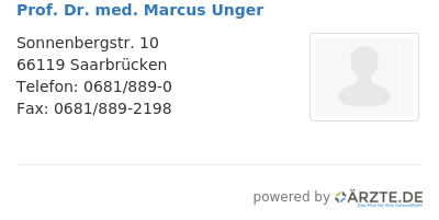 Prof dr med marcus unger