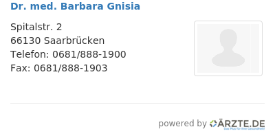 Dr med barbara gnisia