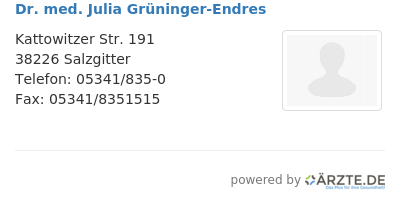 Dr med julia grueninger endres