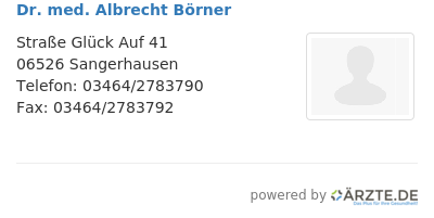 Dr med albrecht boerner