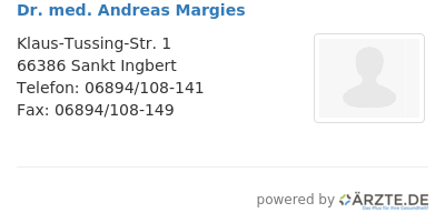 Dr med andreas margies