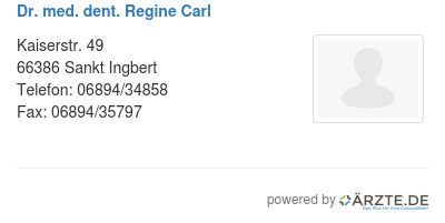 Dr med dent regine carl