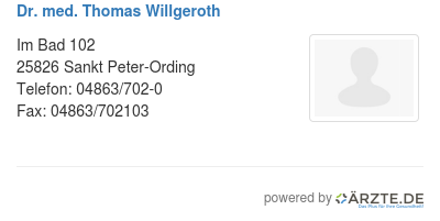 Dr med thomas willgeroth