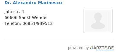 Dr alexandru marinescu