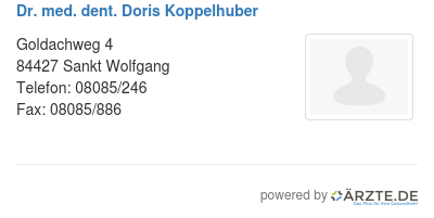 Dr med dent doris koppelhuber