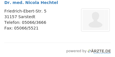 Dr med nicola hechtel