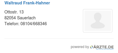 Waltraud frank hahner