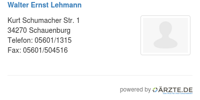 Walter ernst lehmann