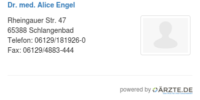Dr med alice engel 495715