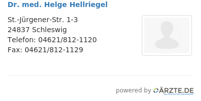 Dr med helge hellriegel