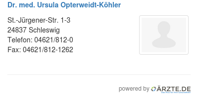 Dr med ursula opterweidt koehler
