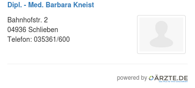Dipl med barbara kneist