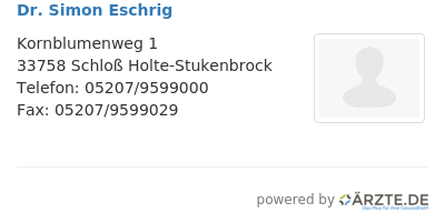 Dr simon eschrig