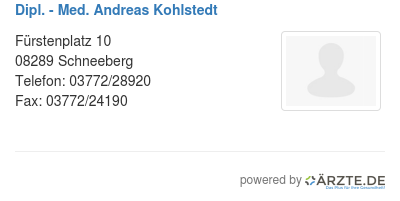 Dipl med andreas kohlstedt