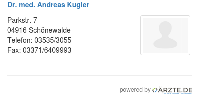 Dr med andreas kugler 521024
