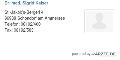 Dr med sigrid kaiser