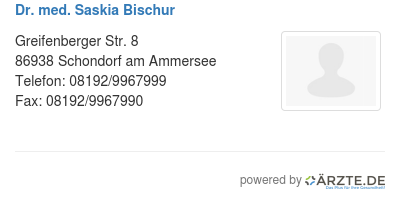 Dr med saskia bischur