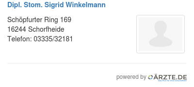 Dipl stom sigrid winkelmann
