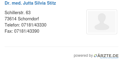 Dr med jutta silvia stitz