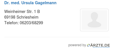 Dr med ursula gagelmann