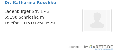 Dr katharina reschke