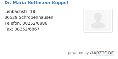 Dr maria hoffmann koeppel