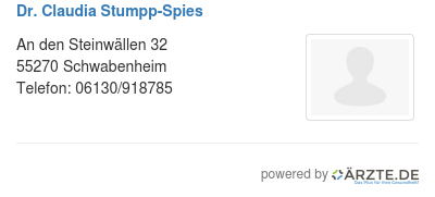 Dr claudia stumpp spies