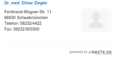 Dr med elmar ziegler