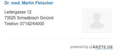 Dr med martin fleischer 552103