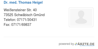 Dr med thomas heigel
