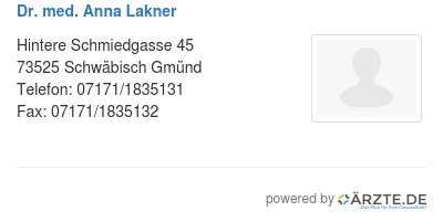 Dr med anna lakner
