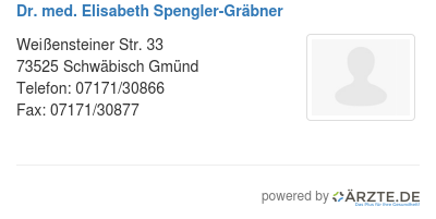 Dr med elisabeth spengler graebner