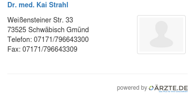Dr med kai strahl