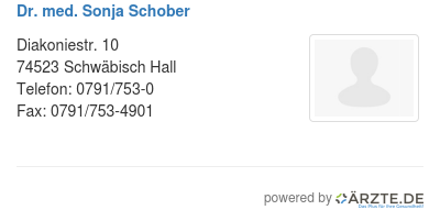 Dr med sonja schober