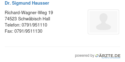Dr sigmund hausser