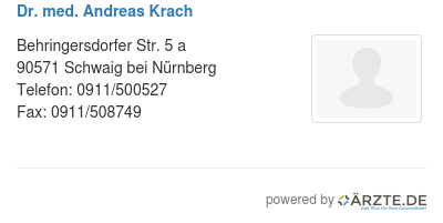 Dr med andreas krach