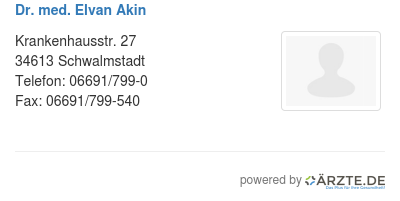 Dr med elvan akin