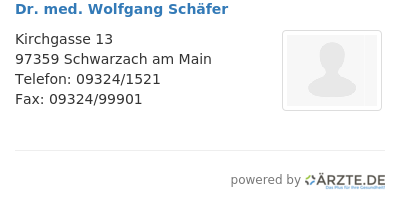 Dr med wolfgang schaefer 253682