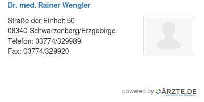 Dr med rainer wengler